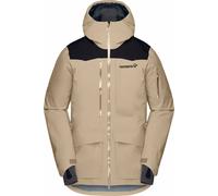 Norrona - Giacca protettiva in GORE-TEX - Tamok Gore-Tex Performance Shell Jacket M Winter Twig per Uomo - Taglia L - Beige