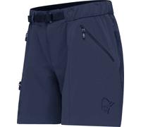 Norrona - Pantaloncini softshell versatili e leggeri - Falketind Flex1 Light Shorts W'S Indigo Night per Donne in Softshell - Taglia M - Blu navy Blu navy M