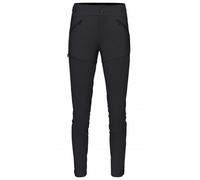 Norrona - Abbigliamento trekking donna - Falketind Rugged Slim Pants W's Caviar per Donne, in Softshell - Nero Nero S