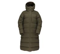 Norrona - Parka lungo - Oslo Down750 Coat W's Olive Night per Donne in Nylon - Taglia L - Kaki