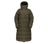 Norrona - Parka lungo - Oslo Down750 Coat W's Olive Night per Donne in Nylon - Taglia S - Kaki