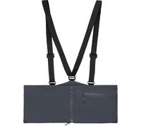 Norrona - Pettorina anti-neve - Mountaineering Bib M's Ebony per Uomo in Pelle - Taglia M - Grigio Grigio M