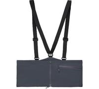Norrona - Pettorina anti-neve - Mountaineering Bib M's Ebony per Uomo in Pelle - Taglia S - Grigio Grigio S