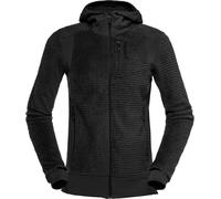 Norrona - Pile con cappuccio - Falketind Alpha120 Zip Hood W Caviar Black per Donne - Taglia S - Nero