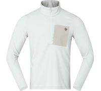 Norrona - Pile isolato e traspirante - Femund Warm1 Zip Neck M'S Snow White per Uomo - Taglia L - Bianco