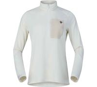 Norrona - Pile isolato e traspirante - Femund Warm1 Zip Neck W'S Snow White per Donne - Taglia M - Bianco