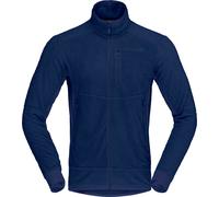 Norrona - Pile leggero e traspirante con zip - Falketind Warm1 Active Jacket M Indigo Night per Uomo - Taglia XL - Blu navy
