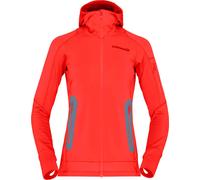 Norrona - Pile tecnico in Polartec® - Falketind Power Grid Zip Hood W'S Arednalin per Donne - Taglia M - rosso