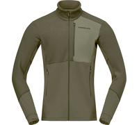 Norrona - Pile tecnico - Lofoten Warm2 Jacket M Olive Night Deep Lichen Green - Taglia M - Kaki