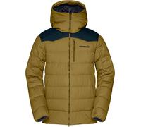 Norrona - Piumino da uomo - Tamok Down750 Jacket M Dark Olive per Uomo in Pelle - Taglia L - Kaki