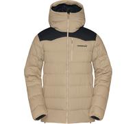 Norrona - Piumino da uomo - Tamok Down750 Jacket M Winter Twig per Uomo in Pelle - Taglia L - Beige