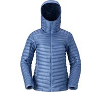 Norrona - Piumino in piuma d'anatra - Trollveggen Down800 Super Light Hood W Infinity per Donne - Taglia L - Blu Blu L