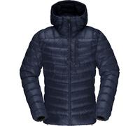 Norrona - Piumino on cappuccio - Lyngen Down850 Hood M Indigo Night per Uomo in Pelle - Taglia XL - Blu navy Blu navy XL