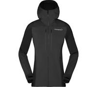Norrona - Polartec® Thermo-Regulating Fleece - Trollveggen Powerstretch Pro Zip Hood W Caviar per Donne - Taglia M - Nero