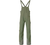 Norrona - Salopette da sci/snowboard - More Flex1 Bibs M Deep Lichen Green in Nylon - Taglia L - Kaki