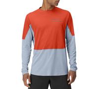 Norrona Senja Equaliser Lightweight Ms - maglia a maniche lunghe - uomo Red/Blue L