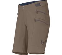 Norrona - short softshell idrorepellente ed stretch - Fjora Flex1 Tech Shorts M Bungee Cord per Uomo in Nylon - Taglia L - Beige