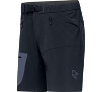 Norrona - Short softshell versatile e leggero - Falketind Flex1 Light Shorts M'S Caviar Black per Uomo in Softshell - Taglia S - Nero