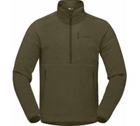 Norrona - Strato intermedio isolante e traspirante - Femund Warm2 Zip Neck Olive Night - Taglia M - Kaki Kaki M