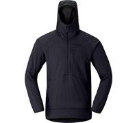 Norrona - Strato intermedio traspirante - More Octa Zip Hood M Caviar Black per Uomo - Taglia M - Nero
