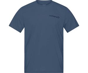 Norrona - T-shirt da escursionismo a maniche corte - Femund Tech T-Shirt M'S Vintage Indigo blue per Uomo in Poliestere Riciclato - Taglia S - Blu