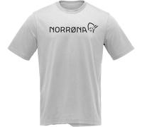 Norrona - T-shirt in cotone biologico - /29 Cotton Norrøna Viking T-Shirt M Drizzle Melange per Uomo in Cotone - Taglia L - Grigio