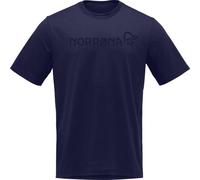 Norrona - T-shirt in cotone biologico - /29 Cotton Norrøna Viking T-Shirt M Indigo Night per Uomo in Cotone - Taglia M - Blu Blu M