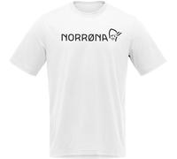 Norrona - T-shirt in cotone biologico - /29 Cotton Norrøna Viking T-Shirt M Pure White per Uomo in Cotone - Taglia M - Bianco