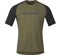 Norrona - T-shirt MTB a maniche corte - Fjora Equaliser Lightweight T-Shirt M'S Olive Night per Uomo - Taglia M - Kaki
