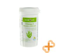 Norsan Capsule Omega-3 Vegane 80 Capsule EPA DHA Acidi Grassi Olio di Alga