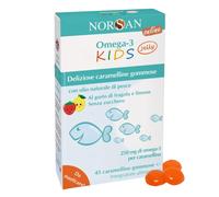 NORSAN Omega 3 bambini FISK Jelly 45 Caramelline Omega 3 per bambini masticabili