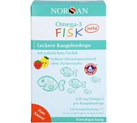 Norsan Omega-3 Fisk Jelly F.Bambini Drag. 120 Pz. PZN19052749