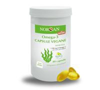 NORSAN Omega 3 Vegan Capsule 80 pezzi 1.700 mg di Omega 3 vegetale per dose