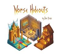 Norse Hideouts: Cozy Norse Mythology Coloring Book For Adults And Teens| 8.5x8.5 Inches, 205 Page Print| 105 Coloring Pages... Gift For Vacations, Holidays And Free Time