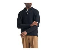 Norse Projects - Rasmus Relaxed Brushed Polo - - Knitwear - Uomo - Nero - S