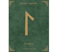 Norse Rune Journal | Rune Word: Laguz (ᛚ) - Intuition & Flow | Motivational Lined Notebook | 8.5x11 in Paperback: Master Your Inner Currents! 160 ... Emotional Intelligence & Psychic Development