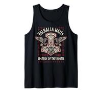 Norse Viking Mythology Warrior Runes Valhalla Odin Raven Canotta