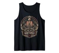 Norse Viking Mythology Warrior Runes Valhalla Odin Raven Canotta