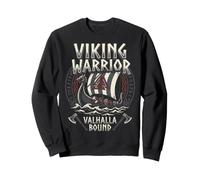 Norse Viking Mythology Warrior Runes Valhalla Odin Raven Felpa