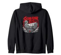 Norse Viking Skidbladnir Boat Folding Co. Myth Saga Felpa con Cappuccio