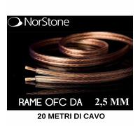 NORSTONE CL 250 CAVO DA 20 MT PER ALTOPARLANTI BIPOLARE 2 x 2.50mmq