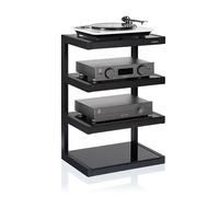 Norstone Esse Stand Mobile Hi-Fi, 4 Ripiani, Nero