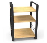 NorStone Mobile per Vinili Loft Central Bk/bmb Nero/Bamboo