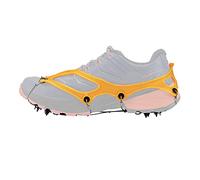 Nortec Ramponcini TRAIL 2.1 Made in Italy per Winter Trail Races Corsa invernale su Ghiaccio e Neve, Micro Ramponi minimal con Custodia (Orange,M)