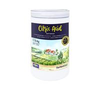 NORTEMBIO Acido Citrico Puro 100% 1,15Kg | Rimuovi macchie, deodorante e candeggina | Multiuso per la pulizia | E-book incluso | Senza additivi