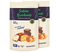 Nortembio Bicarbonate de Soude Alimentaire 3 x 850 g 100% Naturel, Sans Aluminium, Vegan, Sans Gluten, Idéal pour la Pâtisserie | eBook de Recettes OFFERT