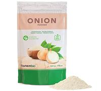 Nortembio Cipolla in Polvere 500 g - Condimento Macinato Puro, Senza Additivi né Conservanti - Spezie Naturali Vegane per Zuppe, Salse, Carni e Stufati - eBook di Ricette Gratuito