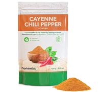 Nortembio Peperoncino Cayenna in Polvere 100 g - Cayenna Macinata 100% Naturale, Gusto Piccante Intenso, Senza Additivi, Vegano, Senza Glutine. E-book Gratuito