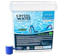 Nortembio Pool Flocculante Piscina Grandi 24 Settimane Concentrato, Chiarificante Naturale Mantenimento Piscina, Vasche, Idromassaggio - Trattamento Acqua Limpida Tutto L'Anno