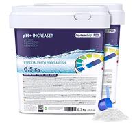 Nortembio Pool pH Plus Aumentatore di pH Plus 2 x 6,5 kg - Correttore Naturale del pH per Piscine e Spa - Migliora la Qualità dell’Acqua - Ideale per la Manutenzione Tutto l’Anno
